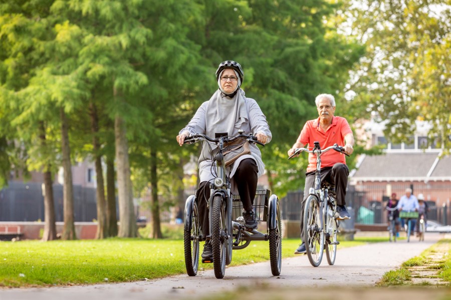 Message Ahmad en Khloud: 'Een hele fijne fietscultuur in Nederland!' bekijken